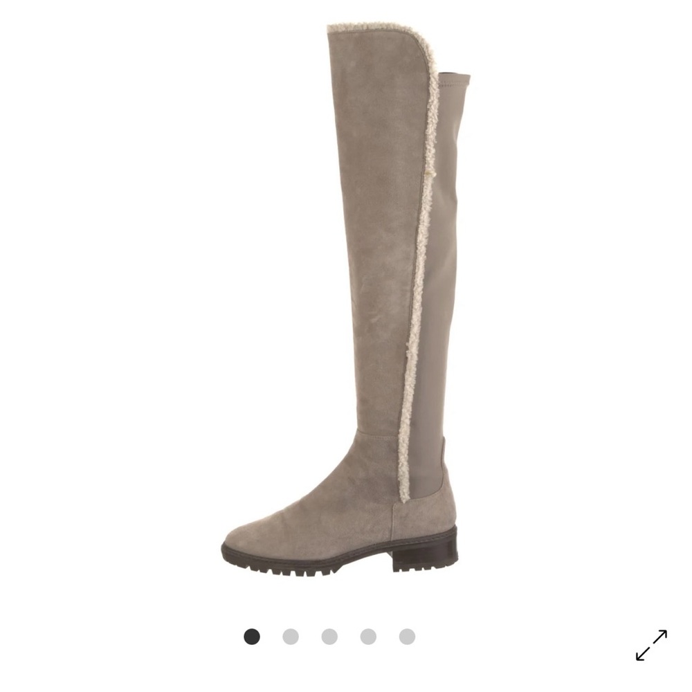 Stuart Weitzman fur boots
